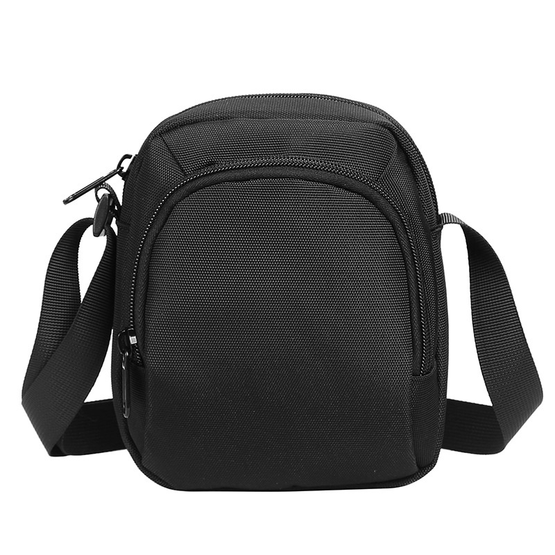 Men's Black Small Crossbody Bag - Everyday Sling Pouch
