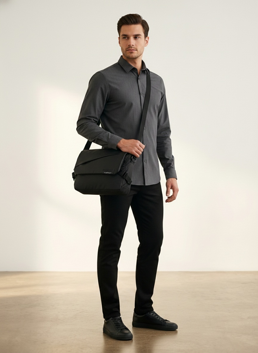 Men's Waterproof Crossbody Messenger Bag - Cool Style