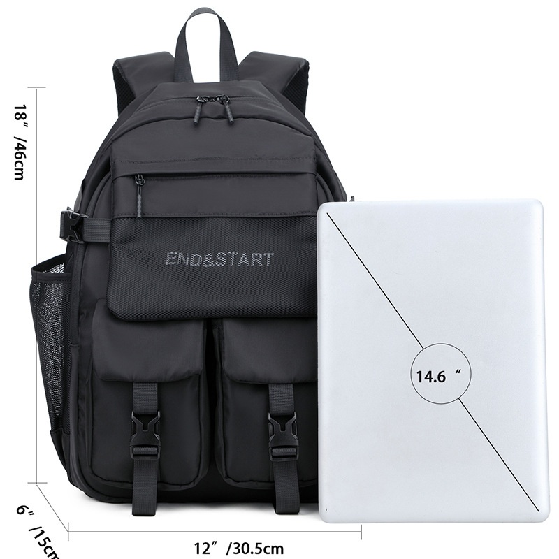 Men's Large Capacity Travel Backpack with Laptop Sleeve