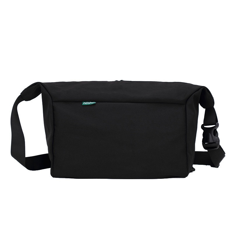 Men's Casual and SImple Style Black Messenger Bag - Crossbody Shoulder Bag