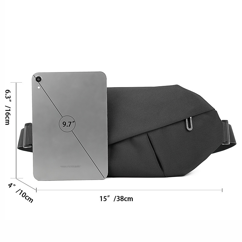 Men's Lightweight Crossbody Sling Bag - Travel Chest Pack