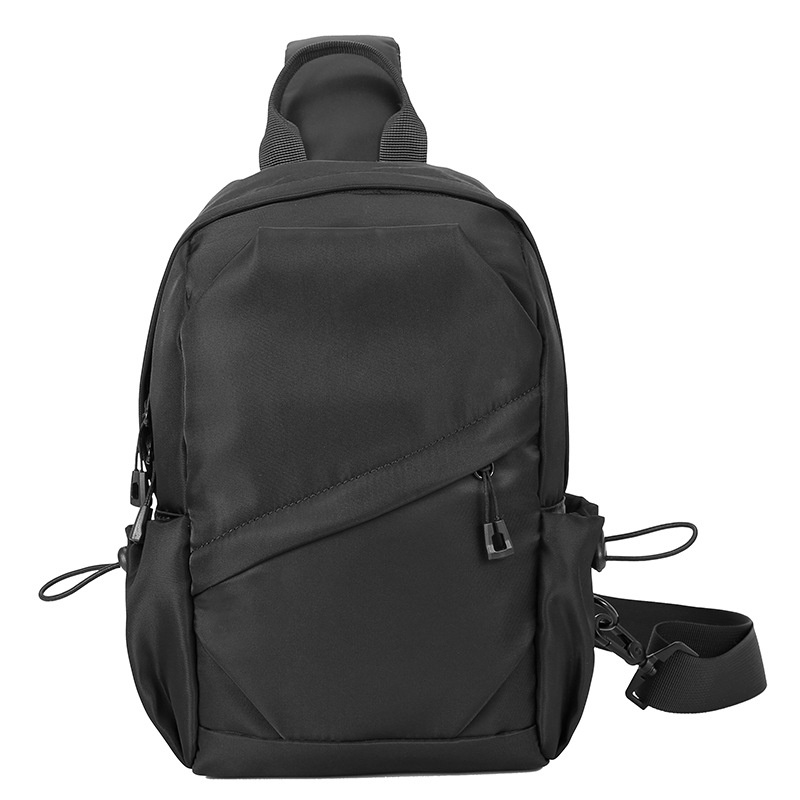 Men's Lightweight Black Crossbody Sling Bag