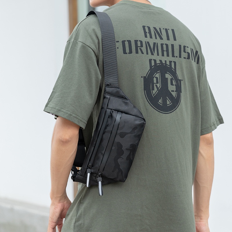 Men's Camo Fanny Pack | Multi-Pocket Waist Bag