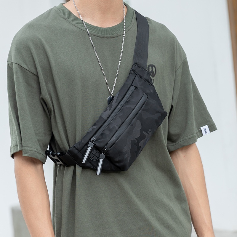 Men's Camo Fanny Pack | Multi-Pocket Waist Bag