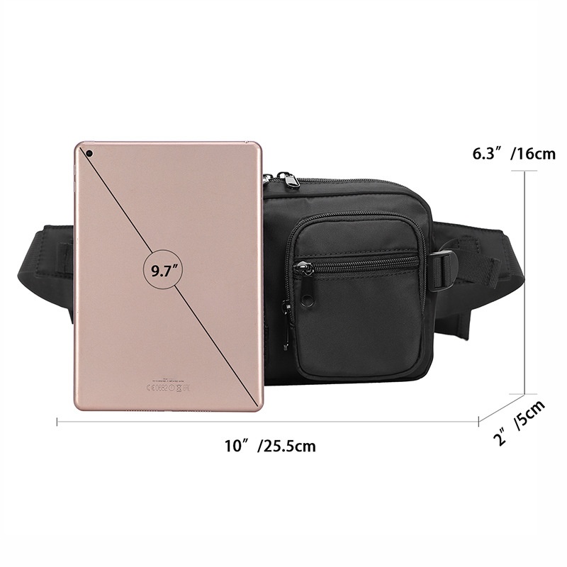 Utility Crossbody Chest Bag - Multi-Pocket Fanny Pack