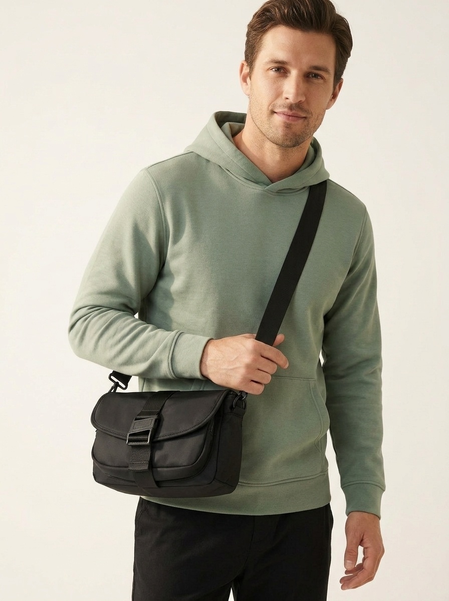 Men's Techwear Crossbody Bag - Utility Sling