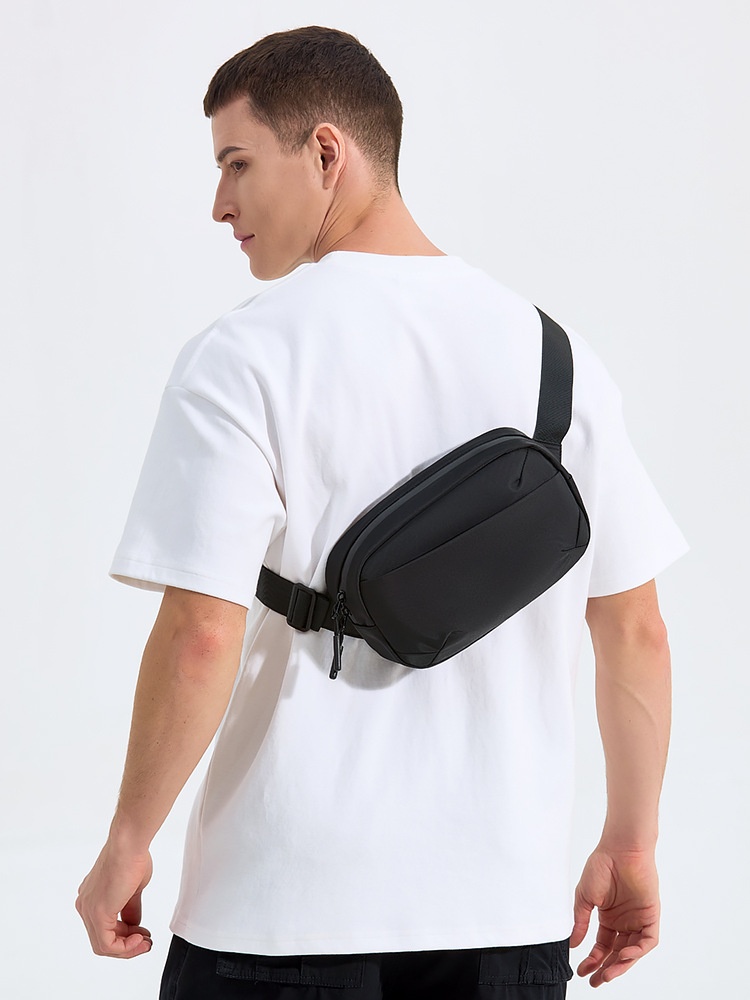 Sleek Black Crossbody Sling Bag - Everyday Crossbody Bag