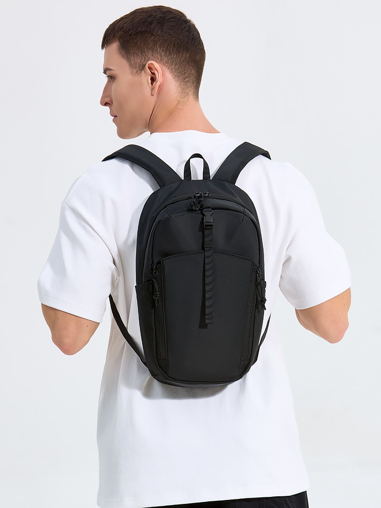 Sleek Black Everyday Backpack - Travel & Commute Daypack