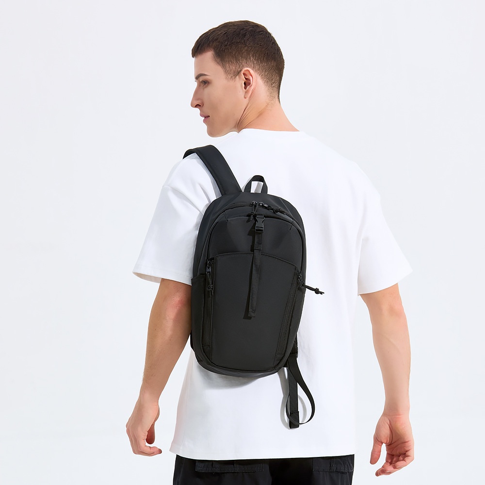 Sleek Black Everyday Backpack - Travel & Commute Daypack