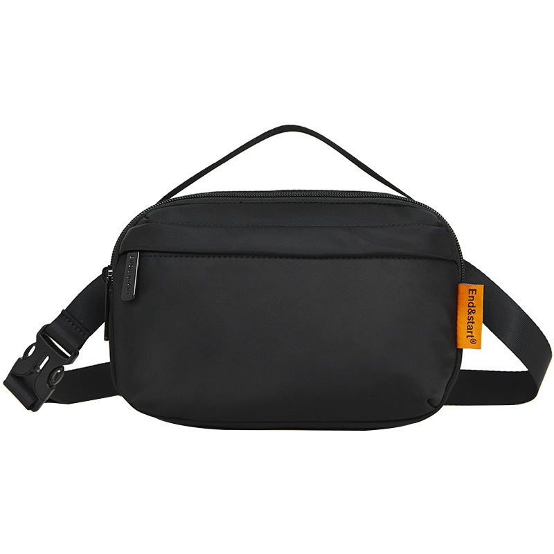 Sleek Black Crossbody Sling Bag - Everyday Carry