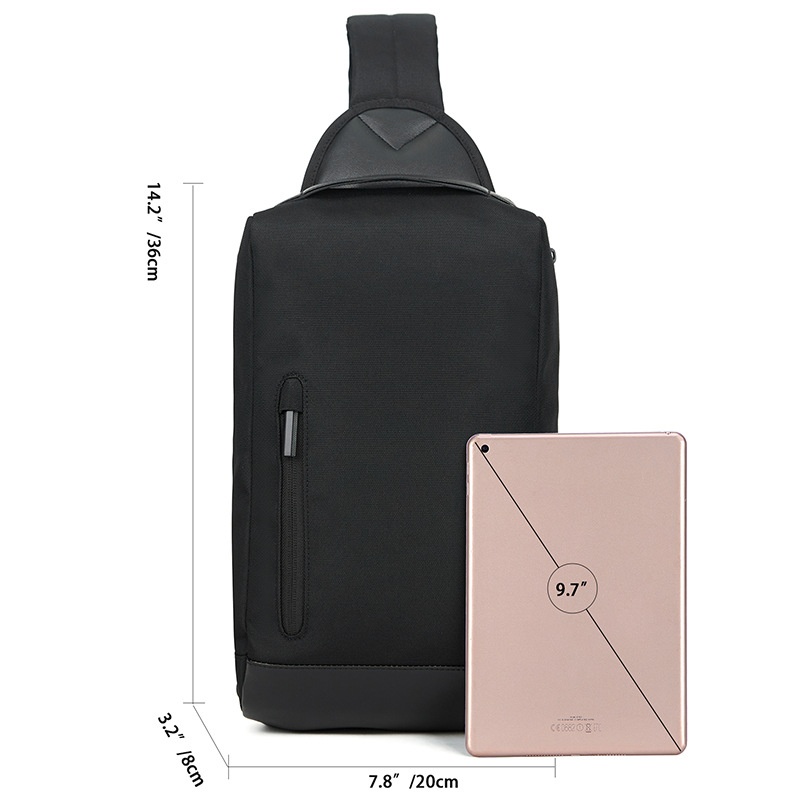 Men's Slim Crossbody Sling Bag - Travel & Daily Commute