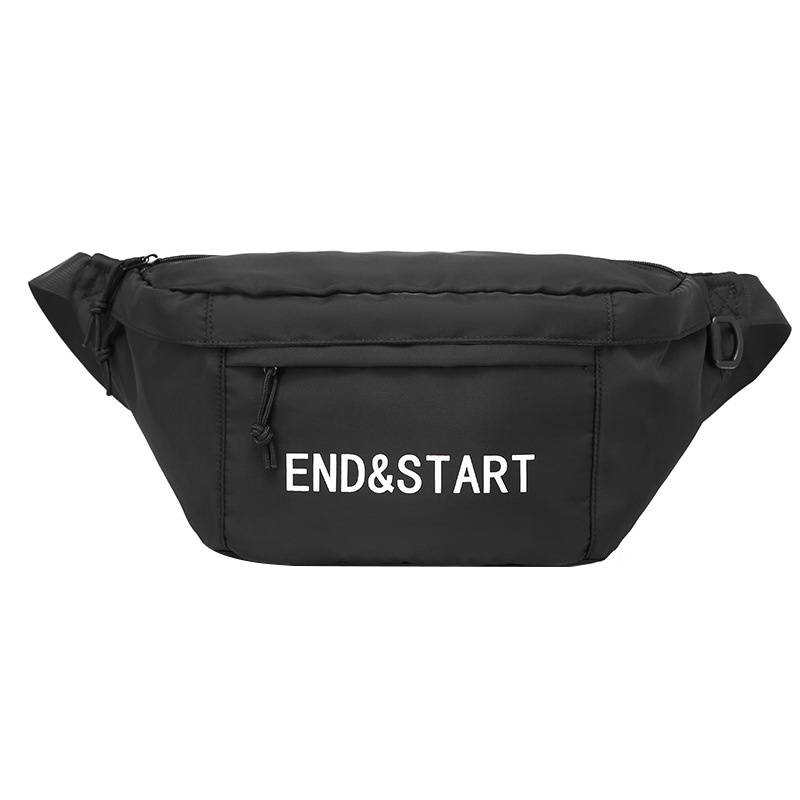 Sleek Black Sling Bag Waist Pack