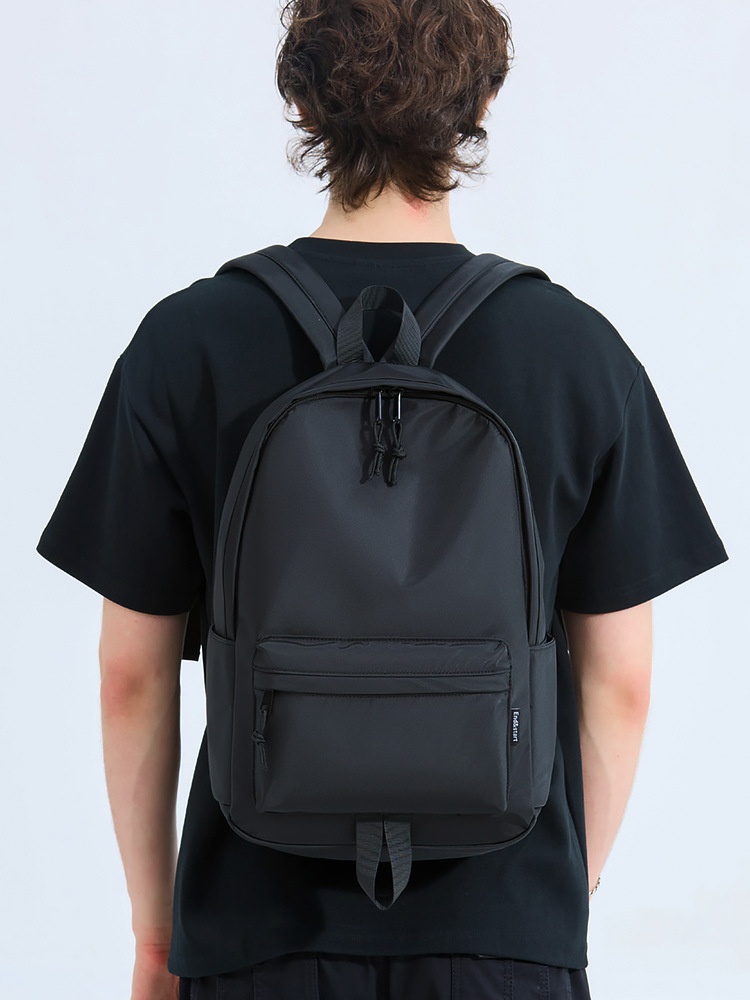 Minimalist Matte Black Backpack - Everyday Laptop Bag