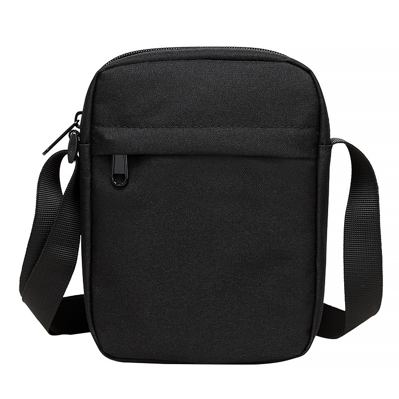 Sleek Black Crossbody Bag - Compact & Versatile