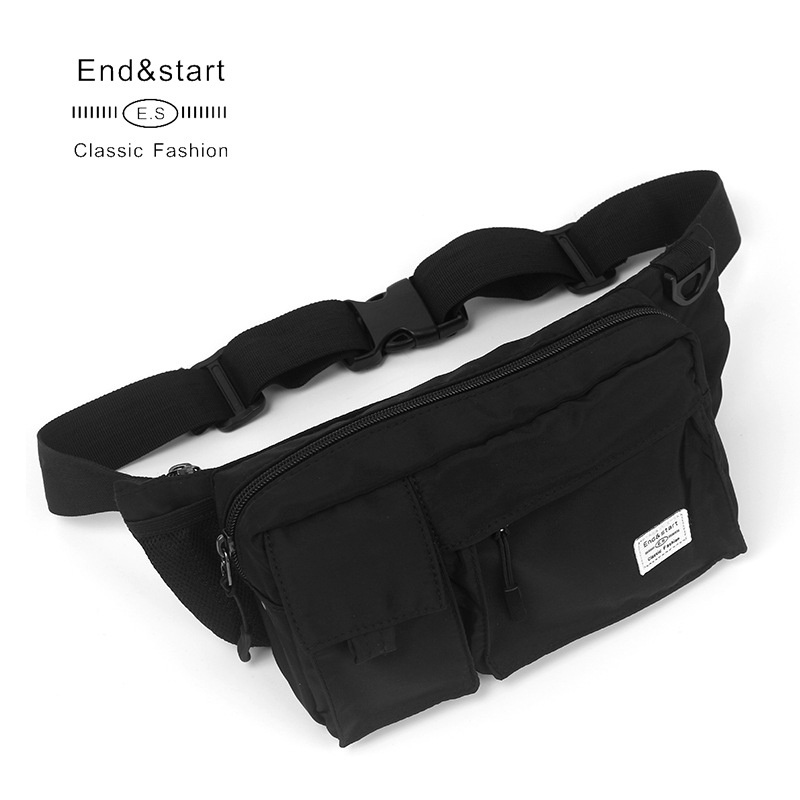 Black Utility Sling Bag - Modern Crossbody