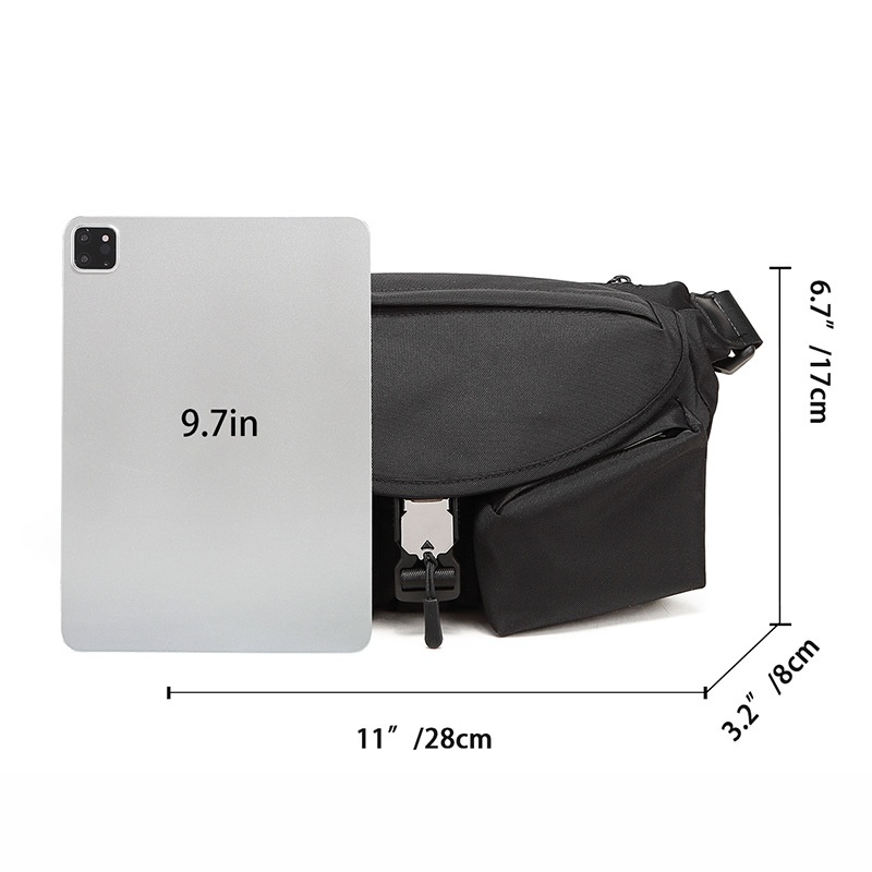 Men's Tactical Crossbody Bag - Multi-Pocket Sling