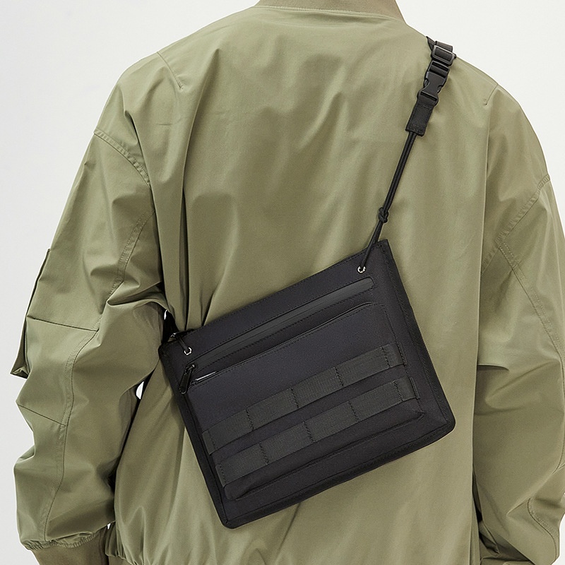 Men's Slim Tactical Crossbody Bag - Utility Messenger