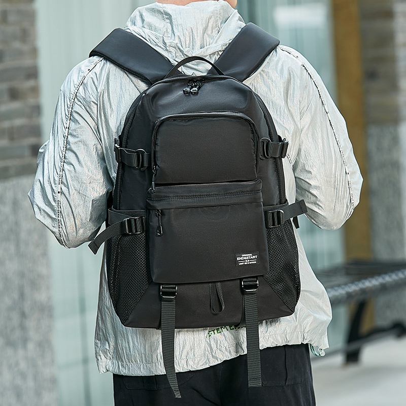 Spacious Black Backpack for Travel & Daily Commute