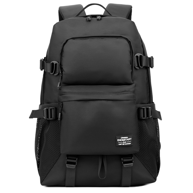 Spacious Black Backpack for Travel & Daily Commute