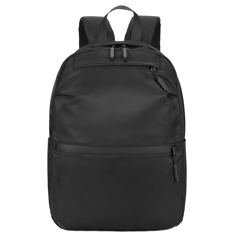 Minimalist Black Everyday Backpack - Unisex Travel Bag