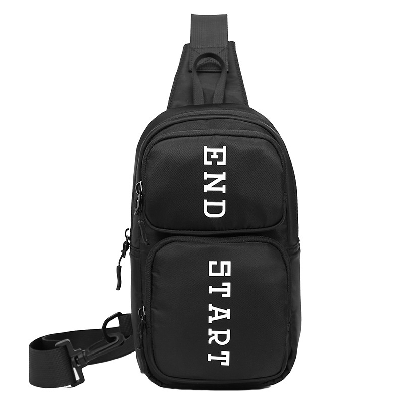 Men's Black Sling Bag - Chest Pack