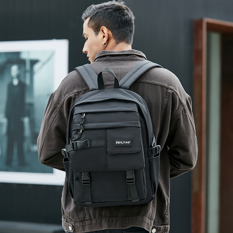 Casual Laptop Multi-Layers Backpack - Durable & Stylish
