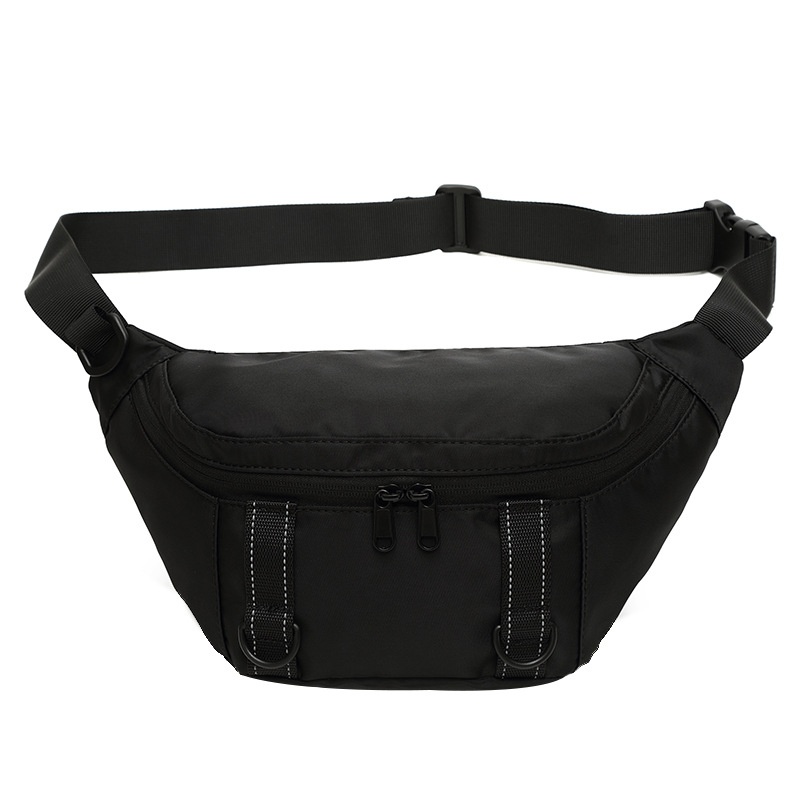 Men's Black Crossbody Sling Bag - Durable & Stylish