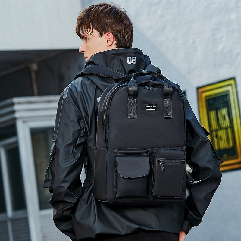 Multi-Pocket Laptop Backpack - Stylish & Durable