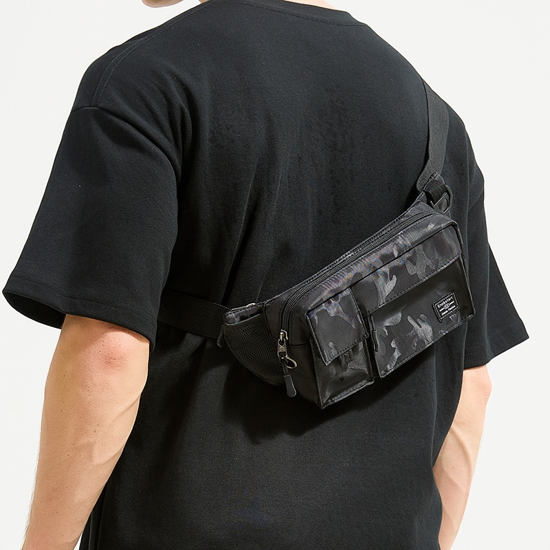 Men's Camo Fanny Pack Crossbody Bag - Versatile Style
