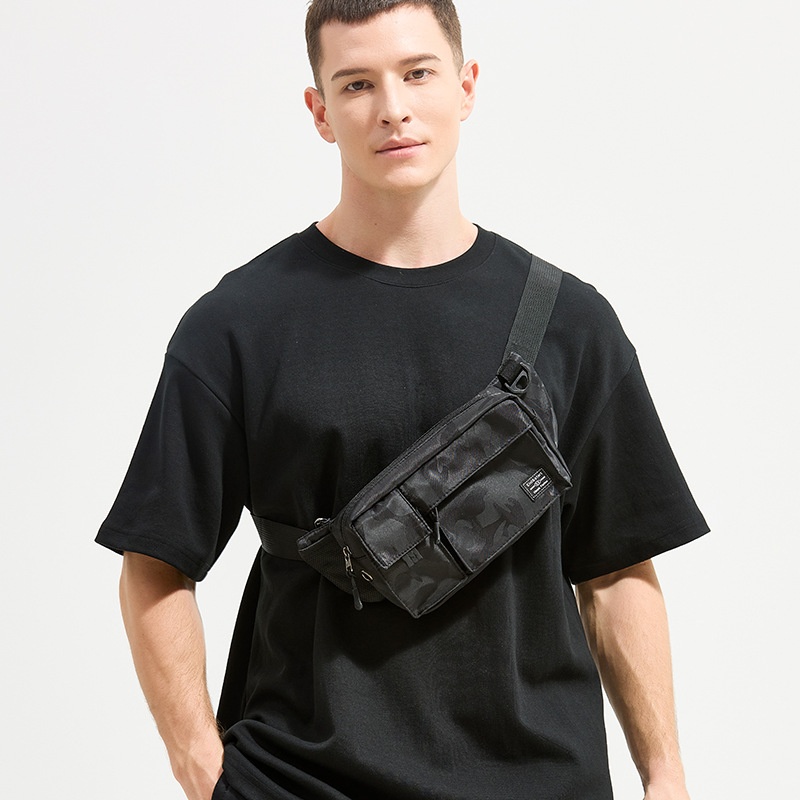 Men's Camo Fanny Pack Crossbody Bag - Versatile Style