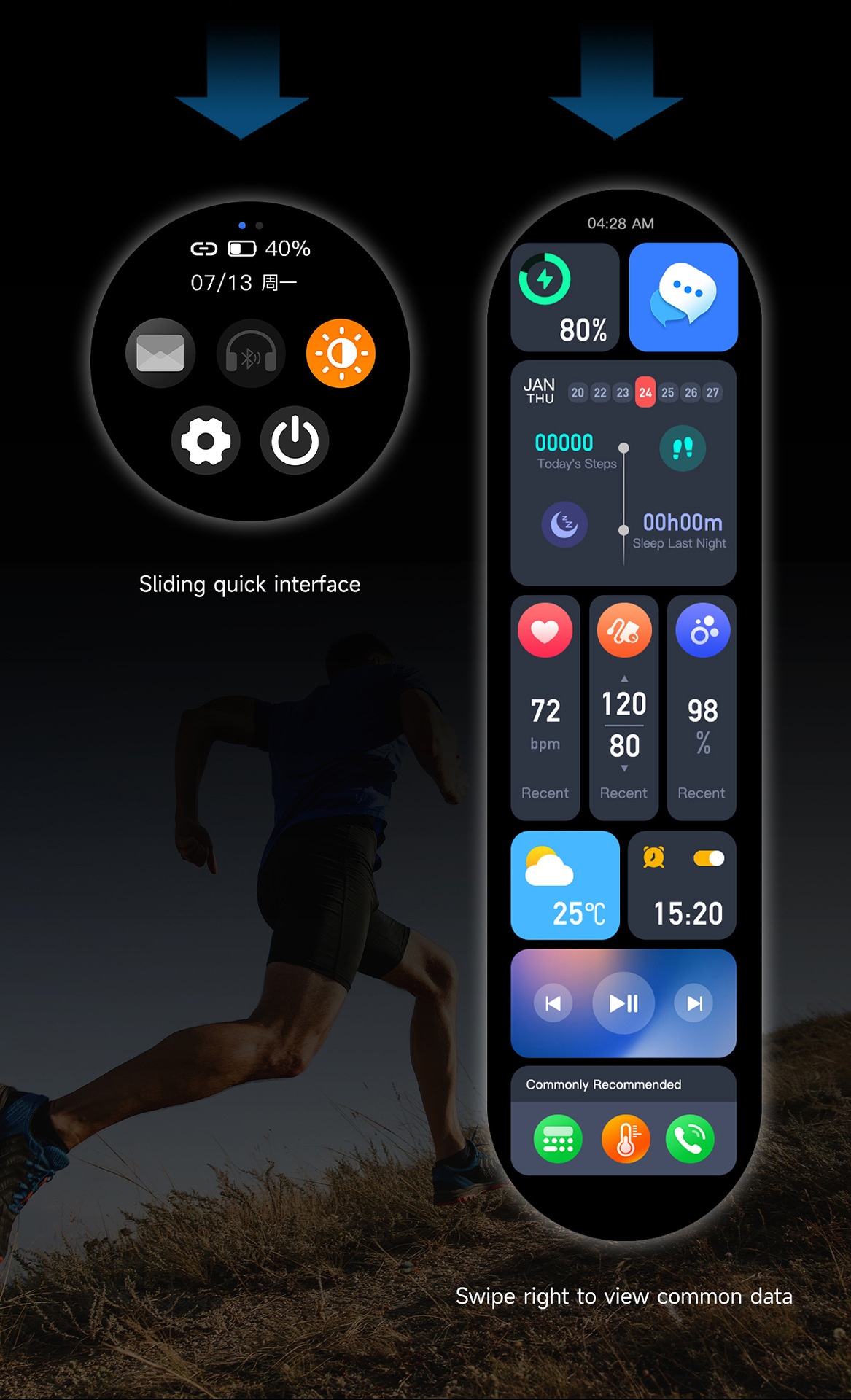 1.85" Round HD Smart Watch with Bluetooth Calling & AI Voice Assistant