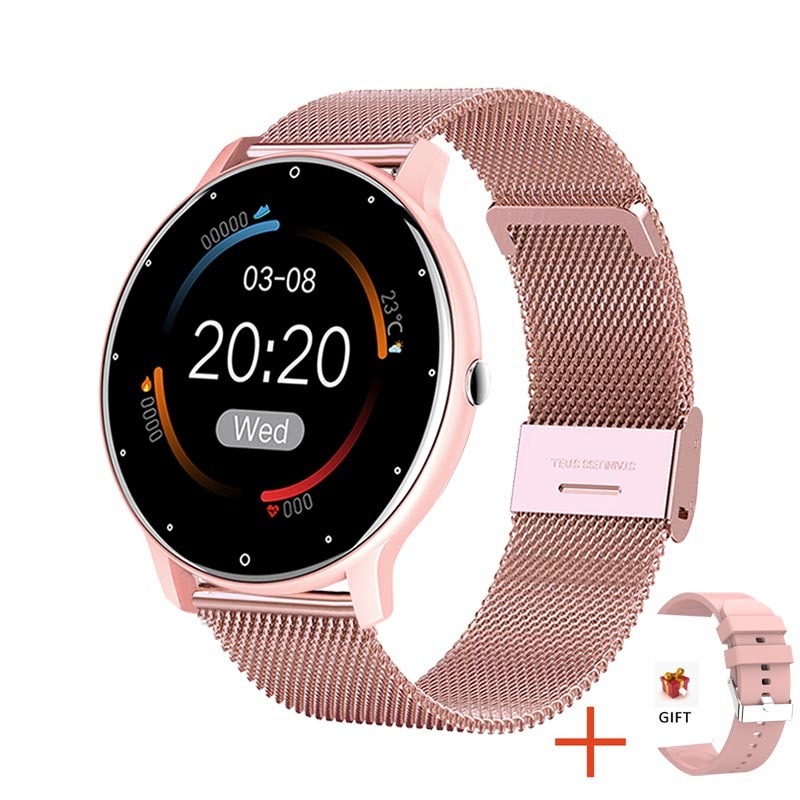 ZL02D Smart Watch with Round Display, Sleep & Health Fitness Tracker