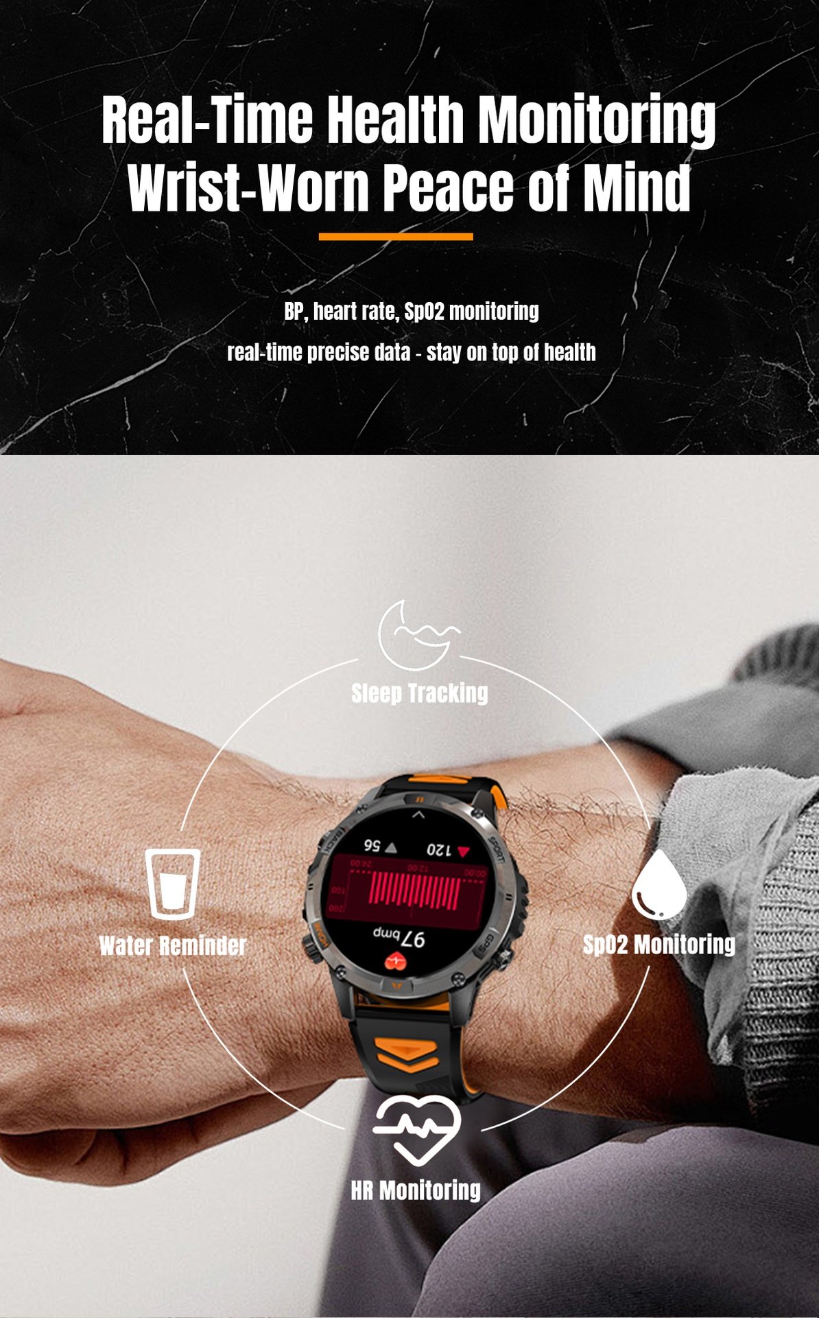 T-REX 3 PRO GPS-Smartwatch mit 1,46"-AMOLED-Display und Bluetooth-Anruffunktion