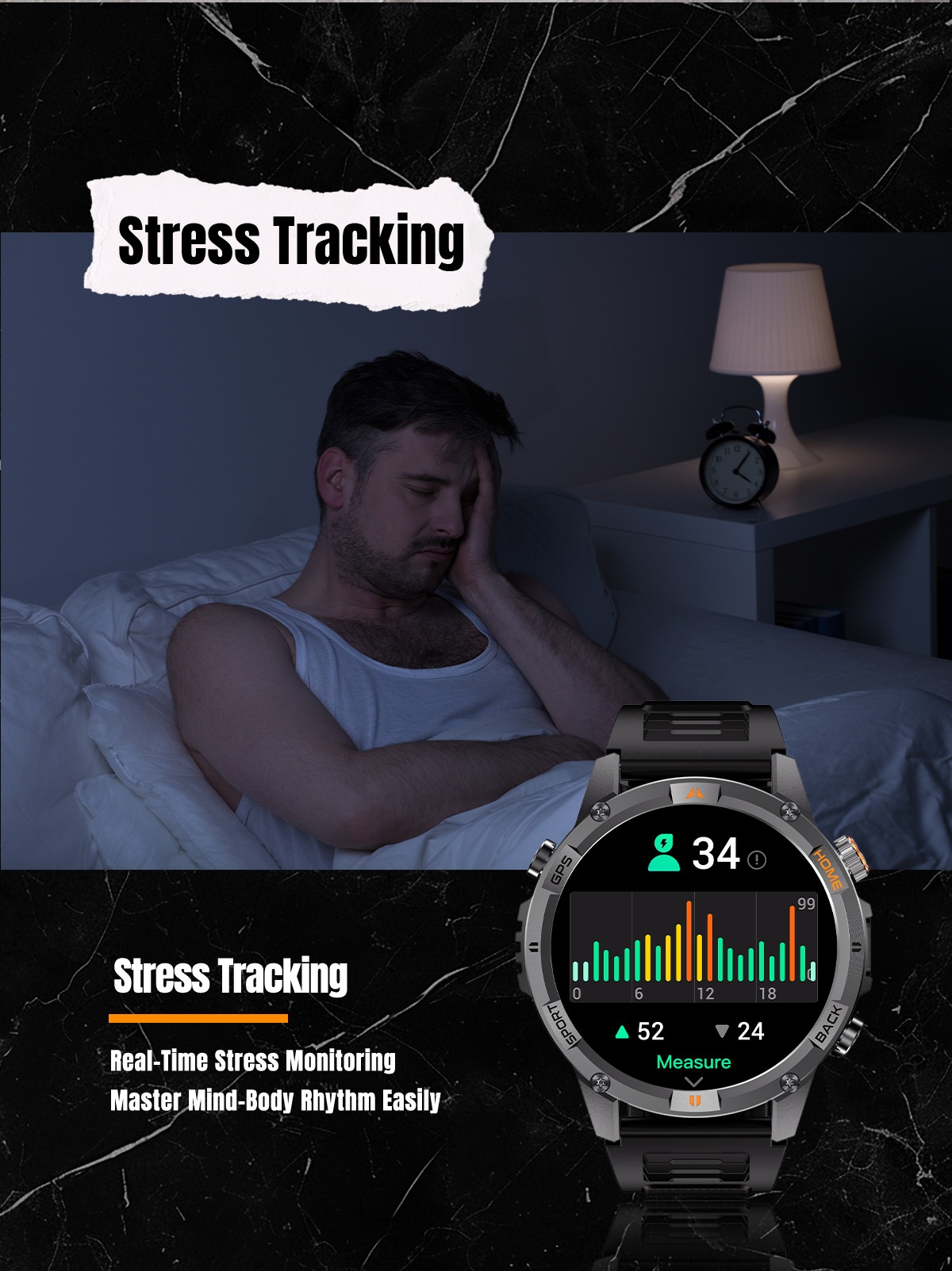 T-REX 3 PRO GPS-Smartwatch mit 1,46"-AMOLED-Display und Bluetooth-Anruffunktion