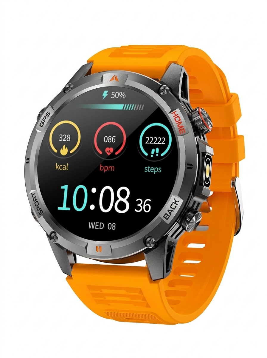 T-REX 3 PRO GPS-Smartwatch mit 1,46"-AMOLED-Display und Bluetooth-Anruffunktion