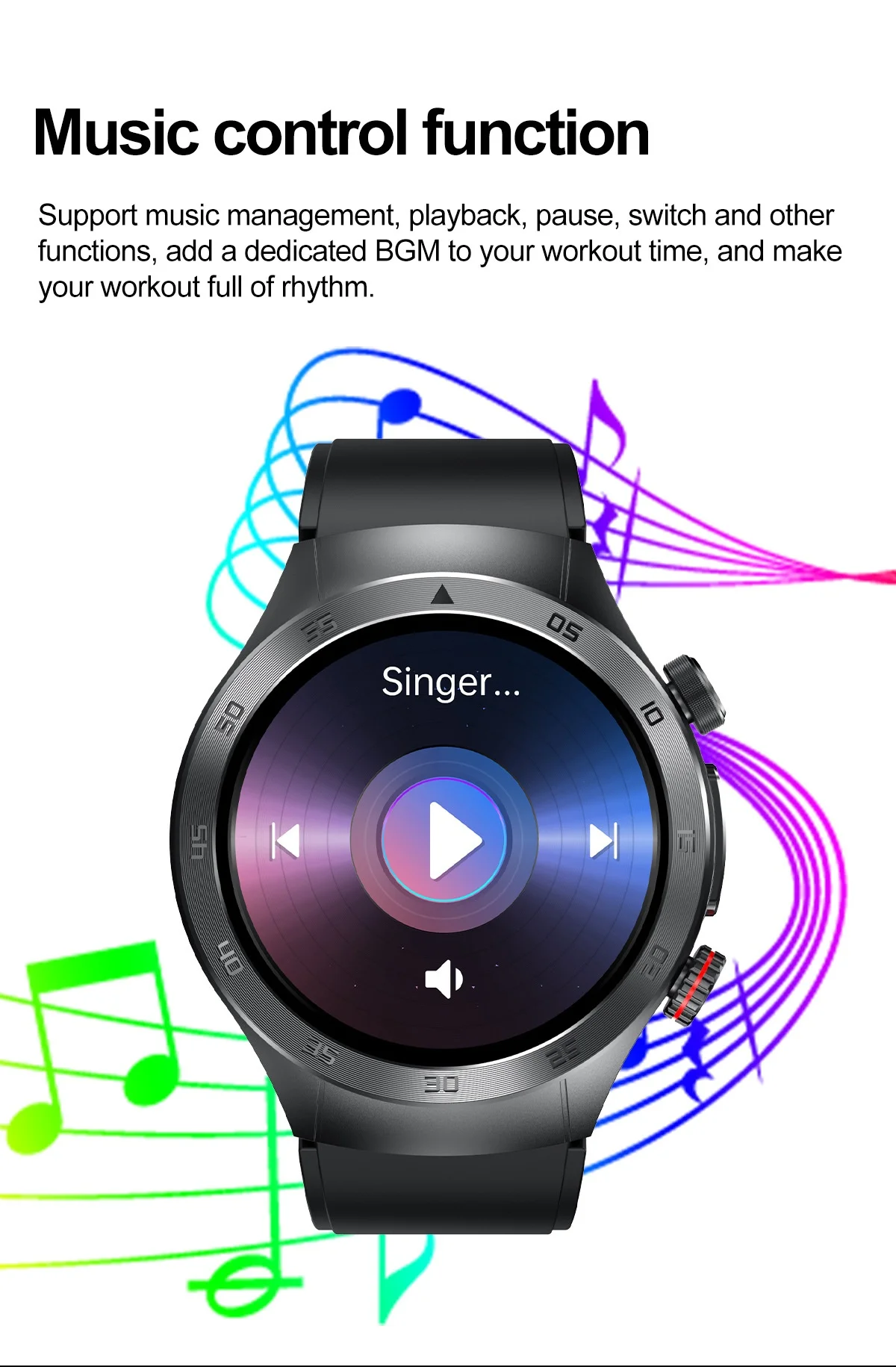 E800 Smart Watch with AMOLED Screen, ECG, Laser Therapy & Bluetooth Calling