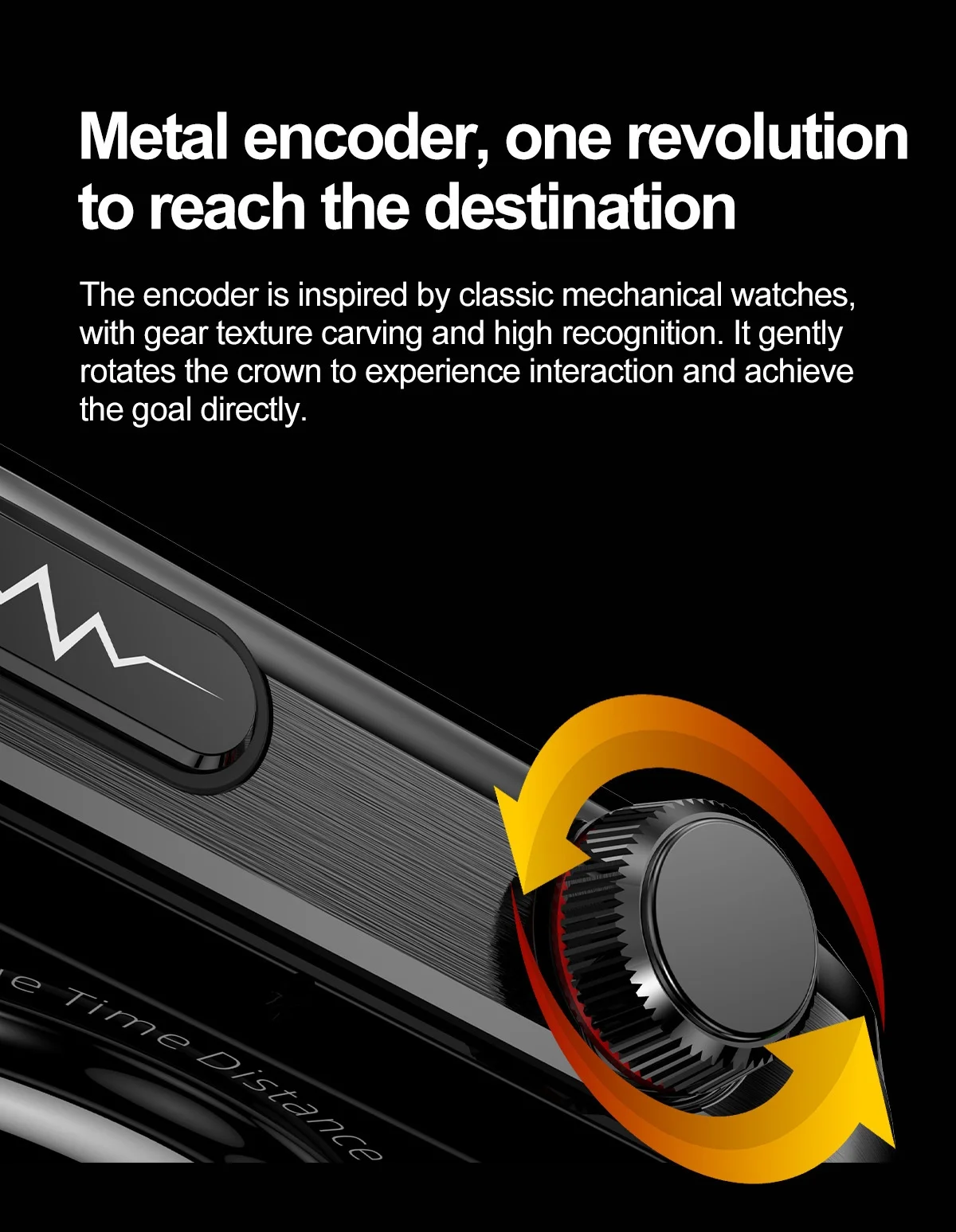 TK16 Smart Watch with Square AMOLED Display, ECG & Bluetooth Calling