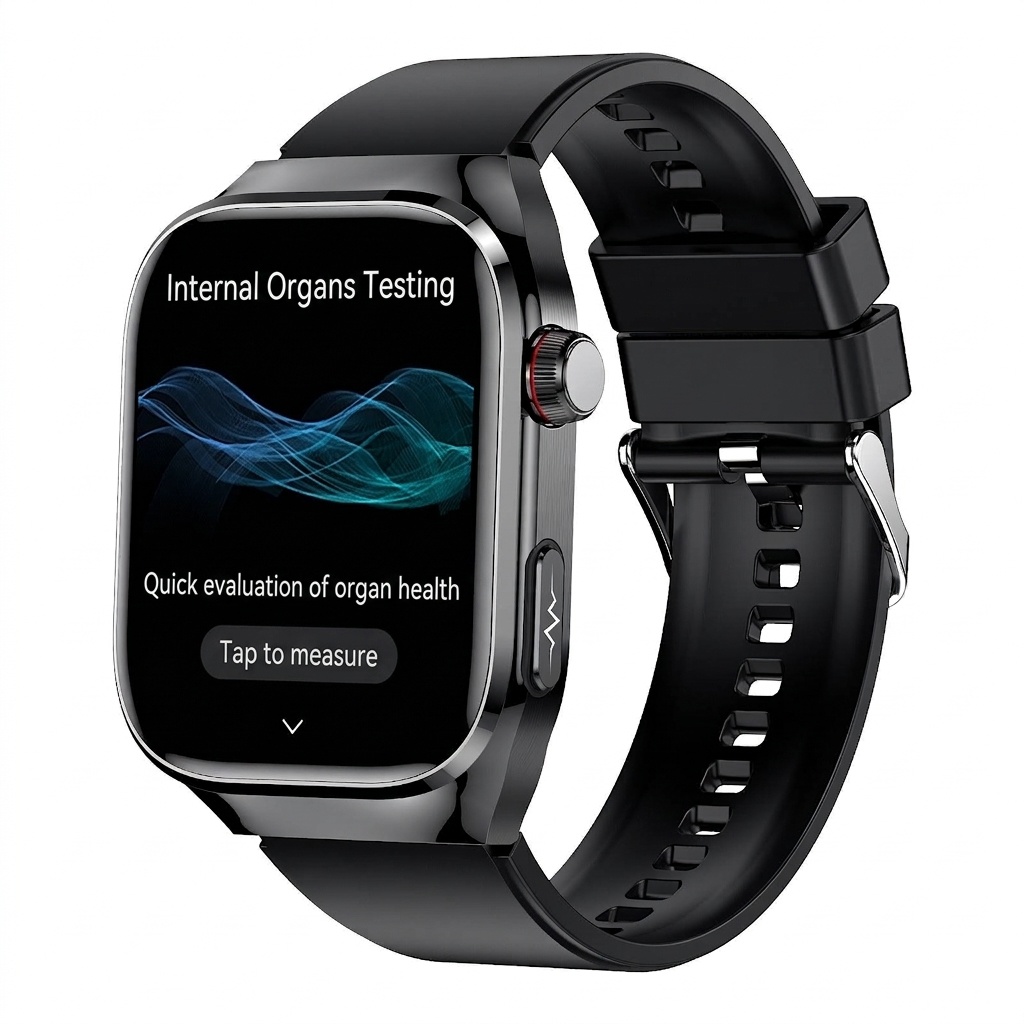 TK16 Smart Watch with Square AMOLED Display, ECG & Bluetooth Calling