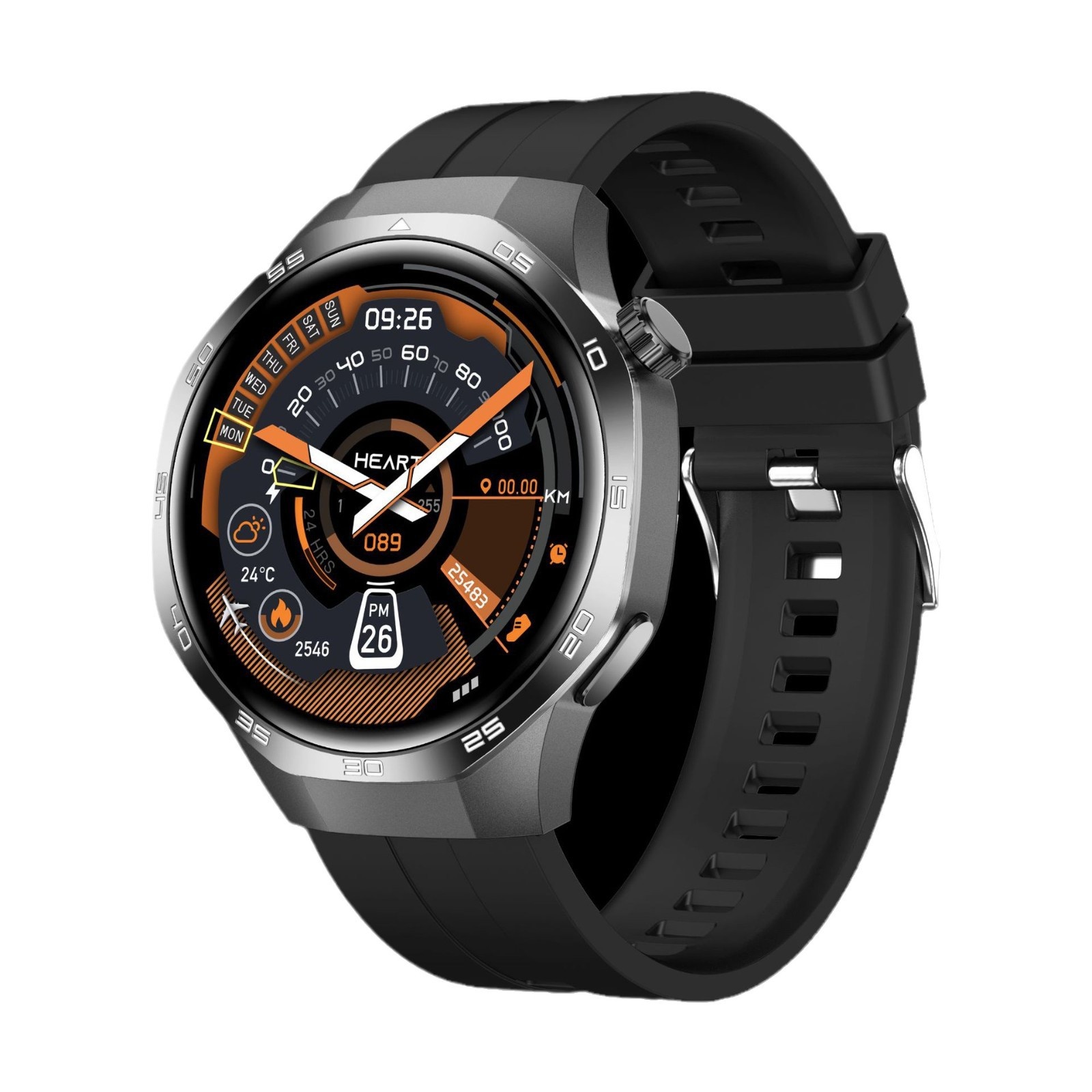 GT5 Pro Smart Watch with 1.53" Round HD Display & Bluetooth Calling