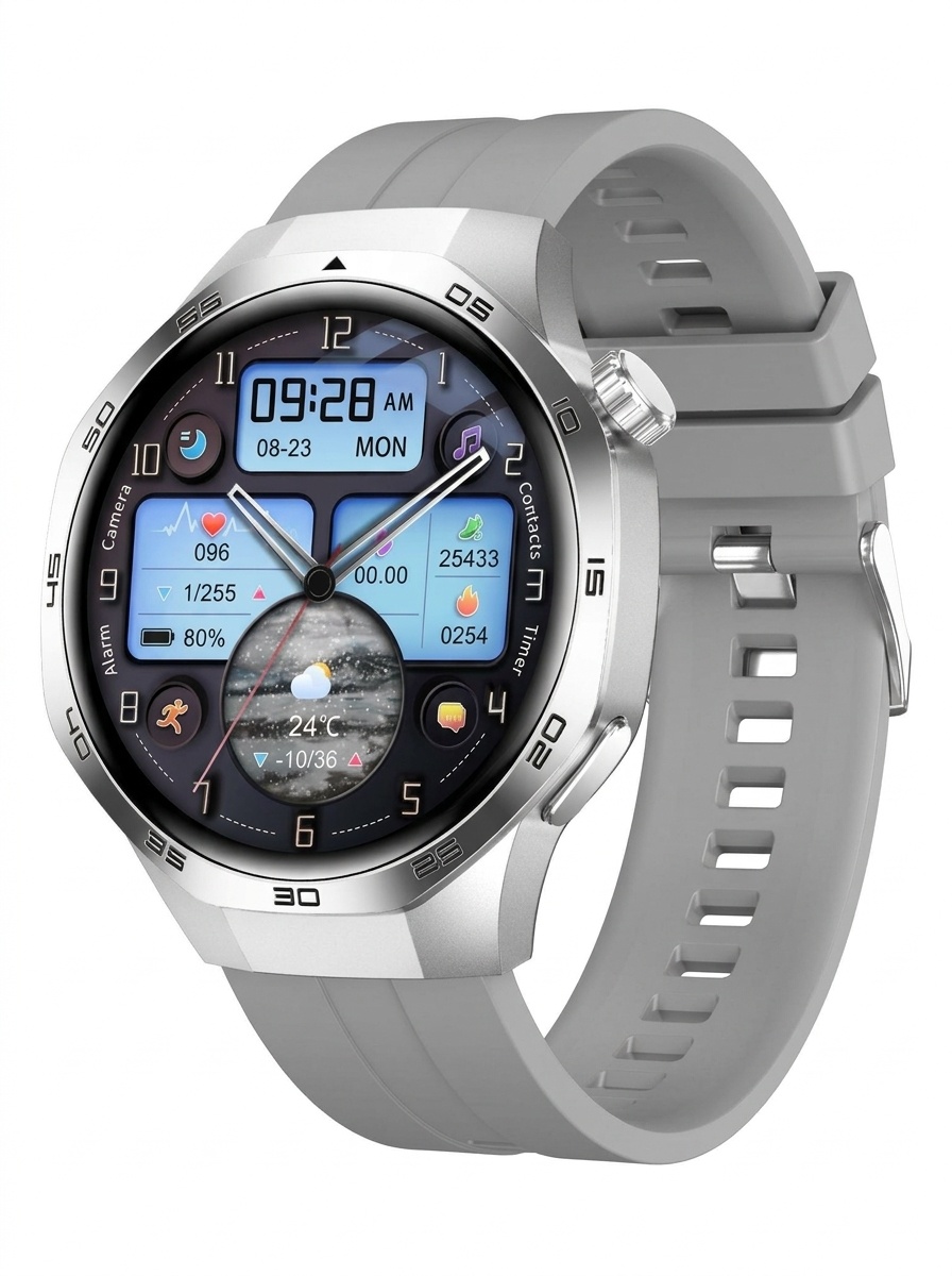 GT5 Pro Smart Watch with 1.53" Round HD Display & Bluetooth Calling