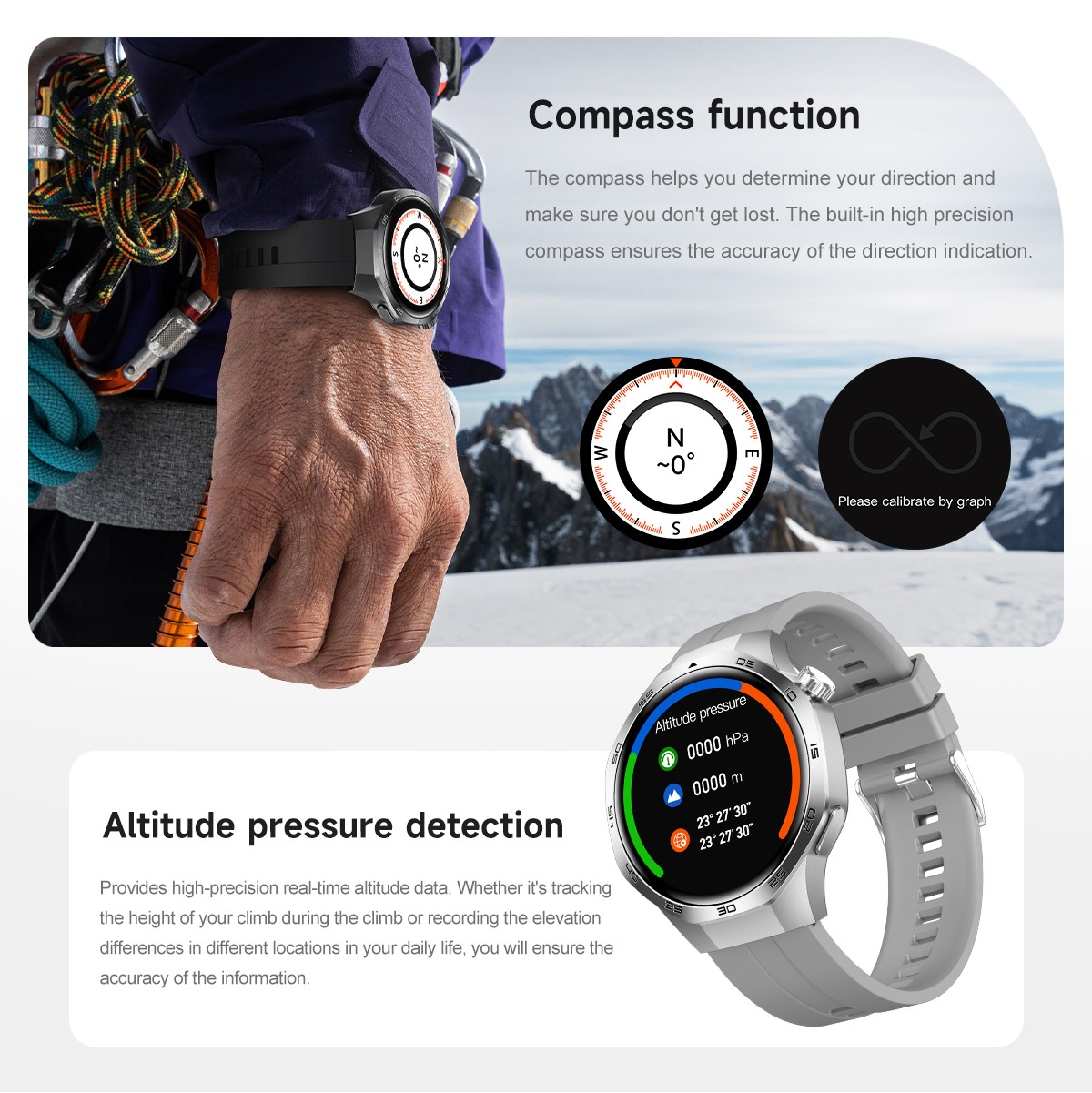 GT5 Pro Smart Watch with 1.53" Round HD Display & Bluetooth Calling