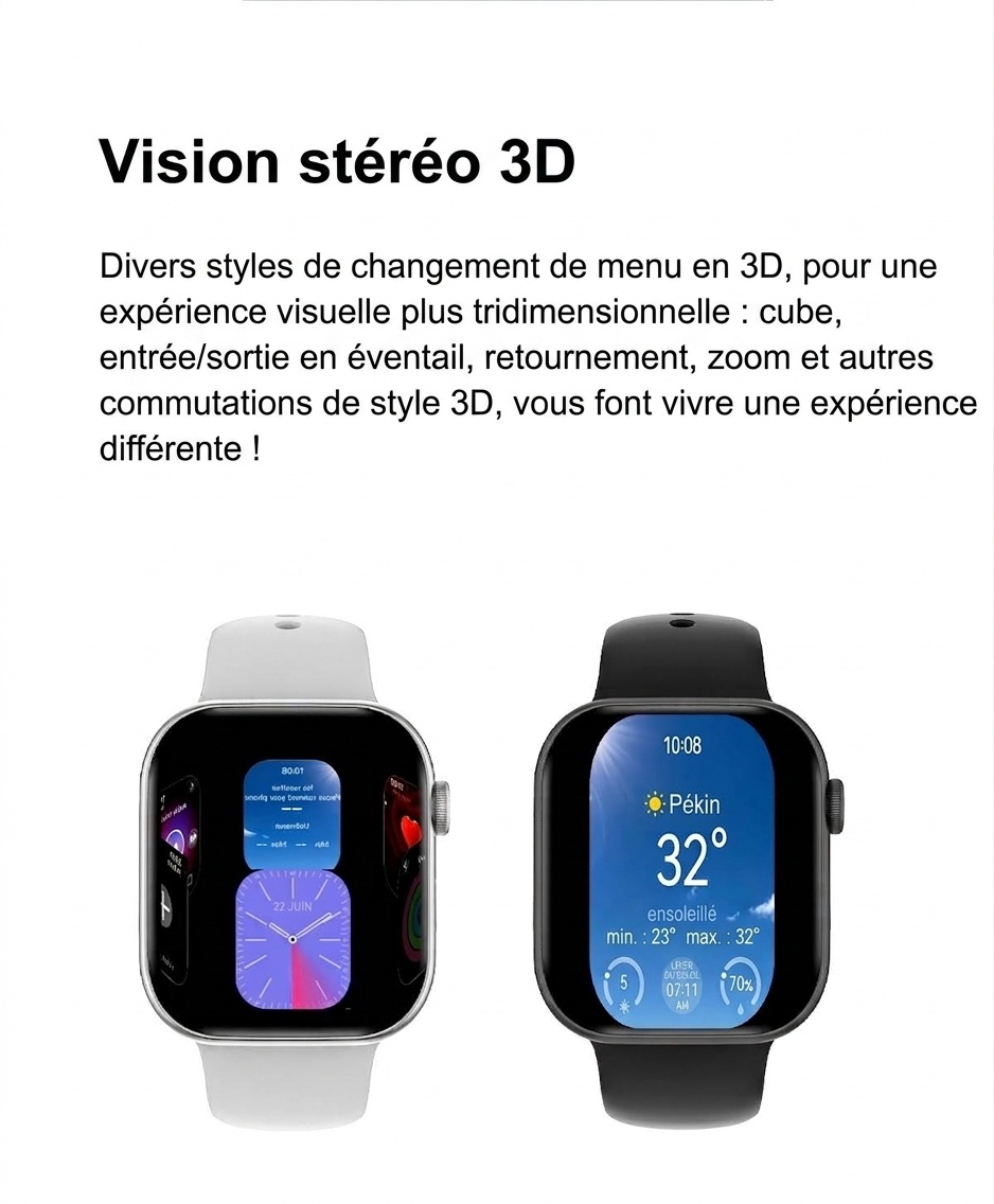 Montre connectée DT Watch 10 avec écran AMOLED de 1,96 pouce, 16 Go et appels Bluetooth