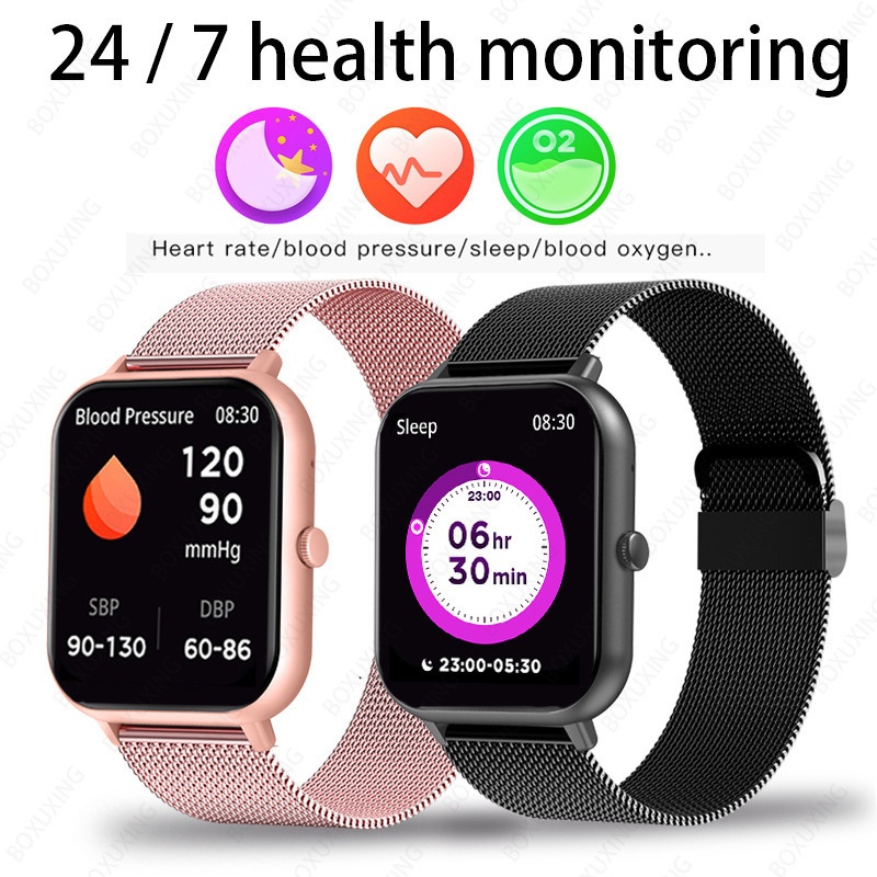Smart Watch for Men and Women with Square Screen & Bluetooth Calling