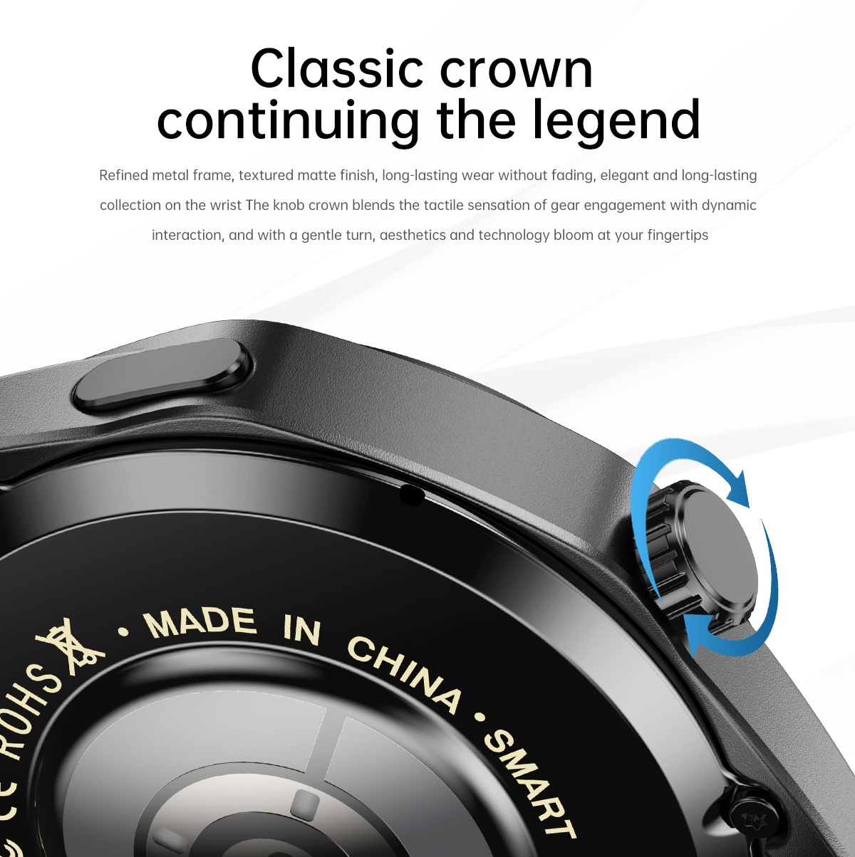 GT5 PRO Smart Watch with Round Display, Bluetooth Calling & Fitness Tracker