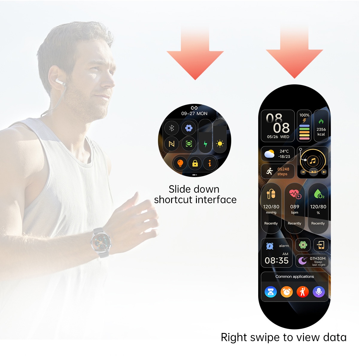 GT5 PRO Smart Watch with Round Display, Bluetooth Calling & Fitness Tracker