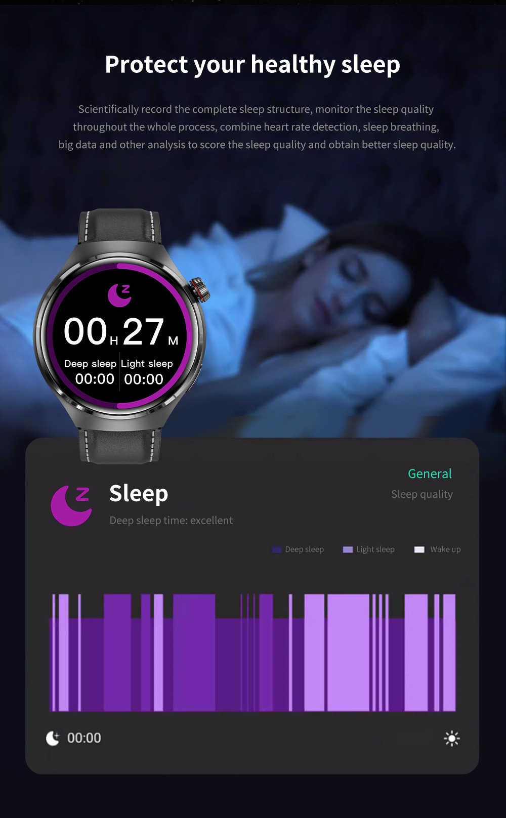 GT4 PRO Smart Watch with 1.6" HD Screen, NFC, GPS & Bluetooth Calling