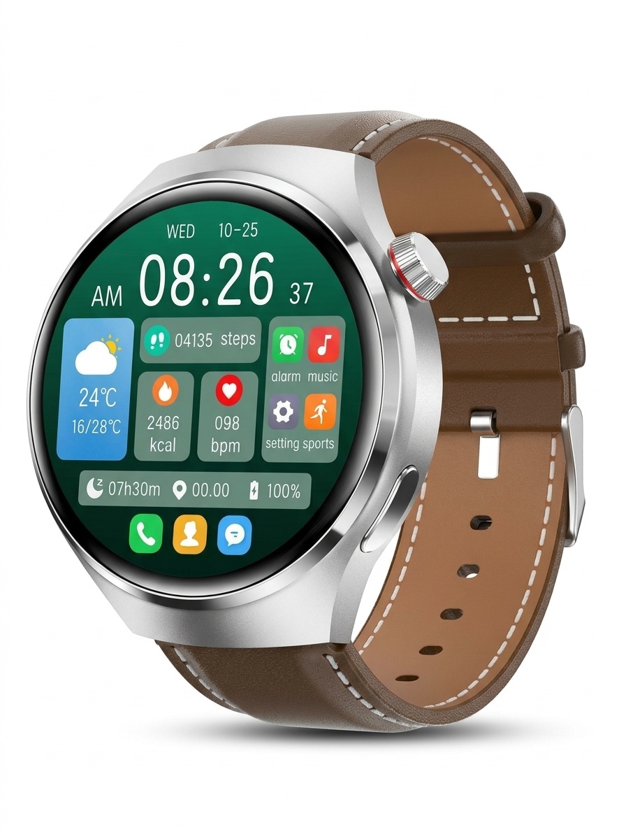 GT4 PRO Smart Watch with 1.6" HD Screen, NFC, GPS & Bluetooth Calling