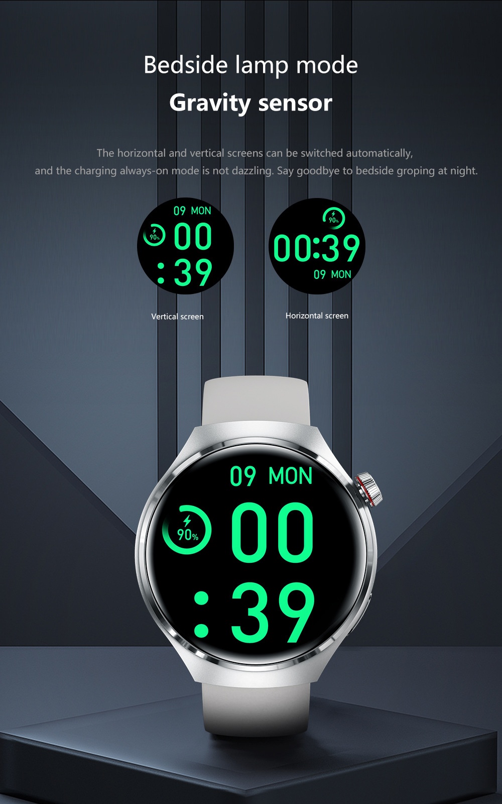 GT4 PRO Smart Watch with 1.6" HD Screen, NFC, GPS & Bluetooth Calling