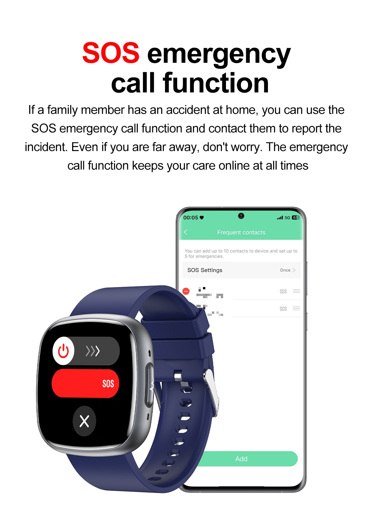 Curved AMOLED Smart Watch with ECG, Blood Pressure & Fitness Tracker