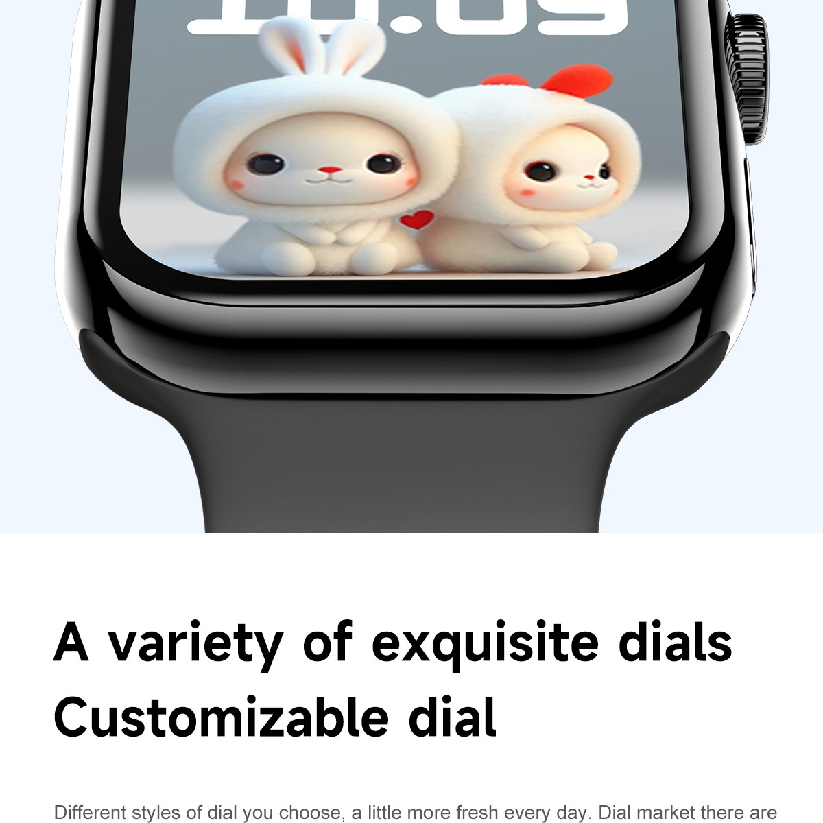 IW10 Smart Watch with Square AMOLED Display & Bluetooth Calling
